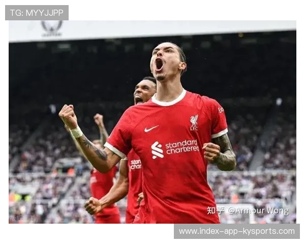 利物浦前场贴身逼抢成效显著，努涅斯凌空抽射